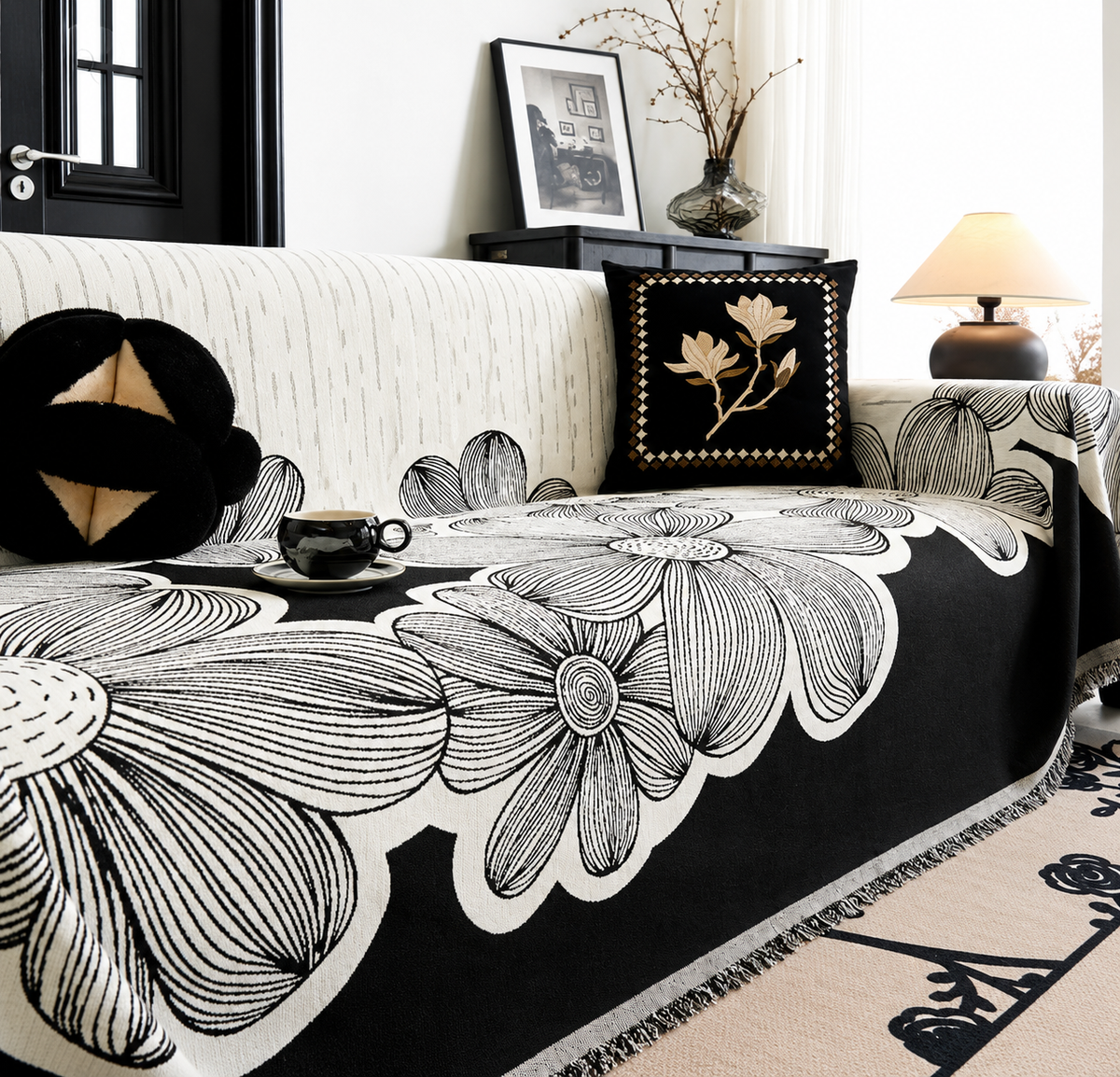 Luxe Lace Sofa Cover - Authentic