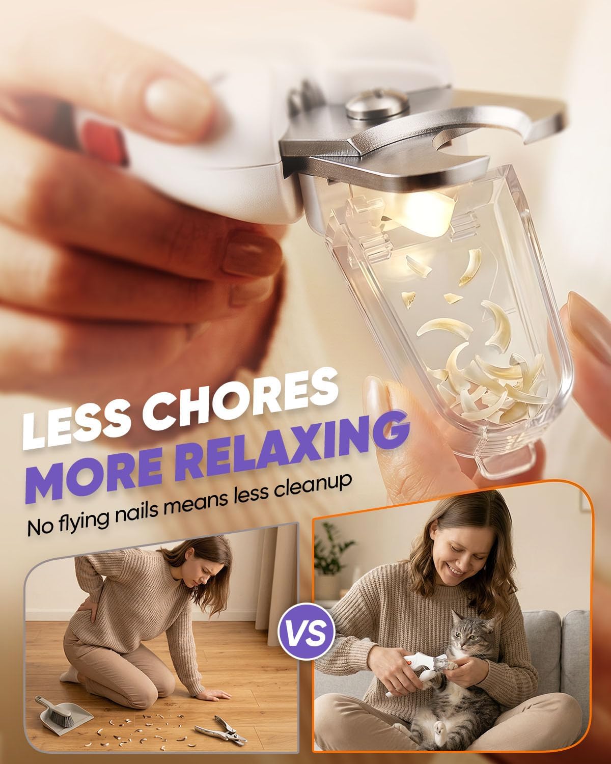 2 in 1 nail trimmer