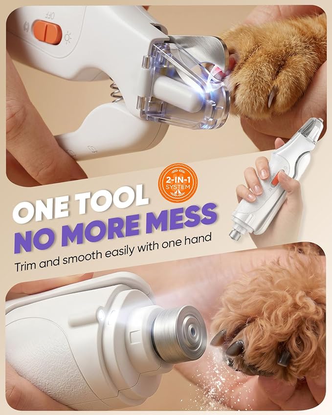 2 in 1 nail trimmer